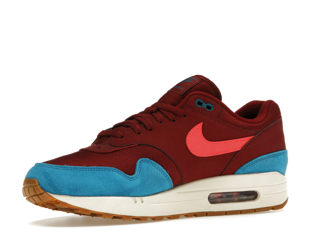 Vue 16 de Nike Air Max 1 Team Red Green Abyss
