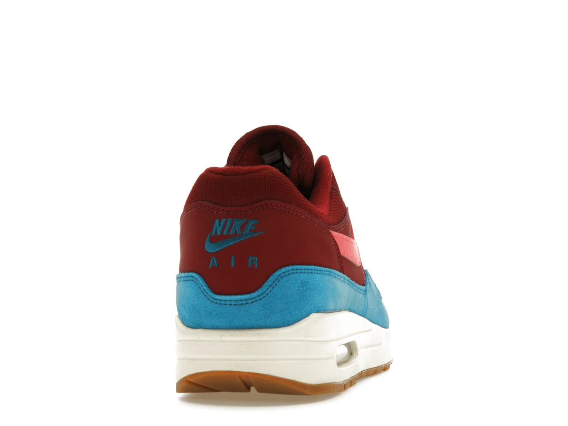 Vue 29 de Nike Air Max 1 Team Red Green Abyss