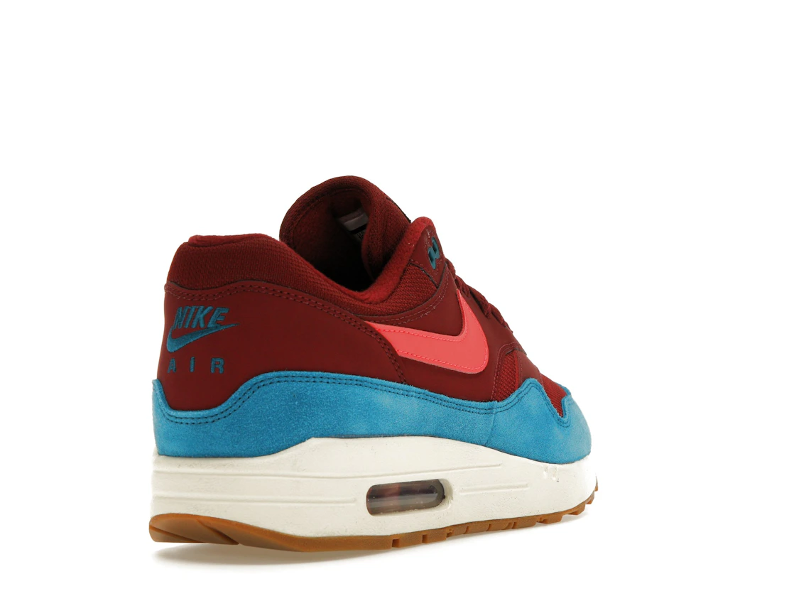 Vue 31 de Nike Air Max 1 Team Red Green Abyss