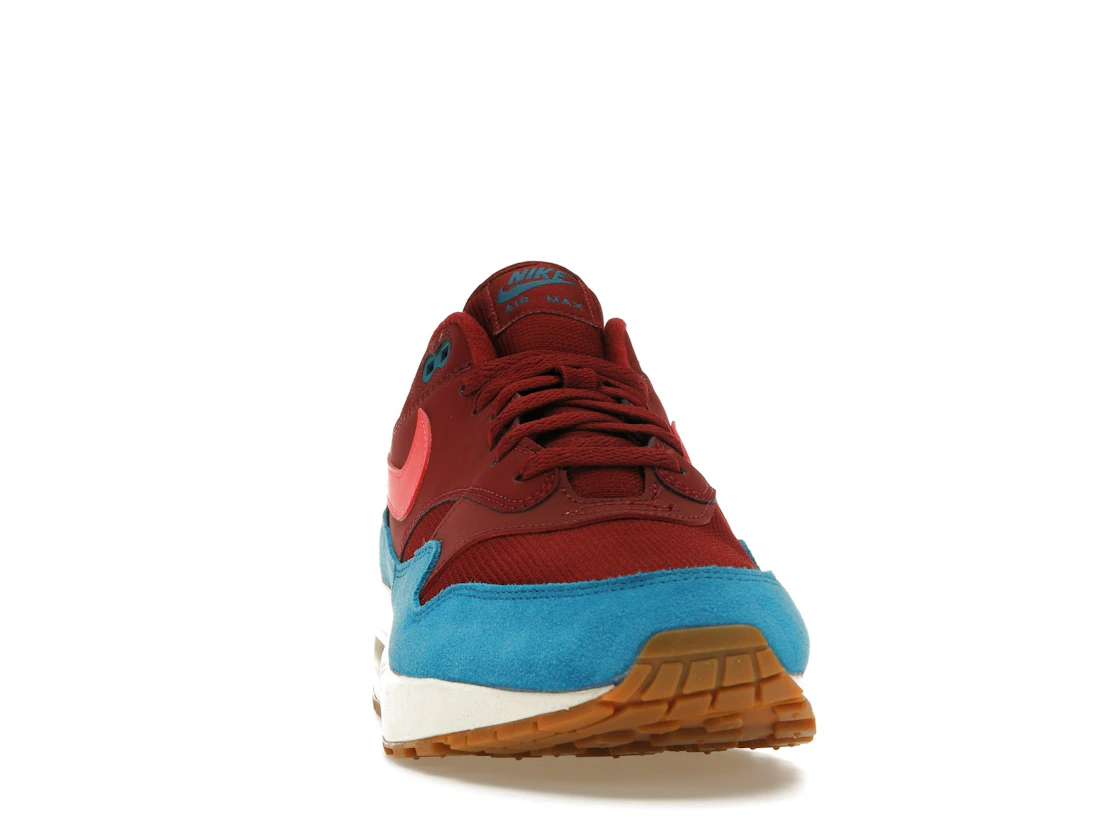 Vue 9 de Nike Air Max 1 Team Red Green Abyss
