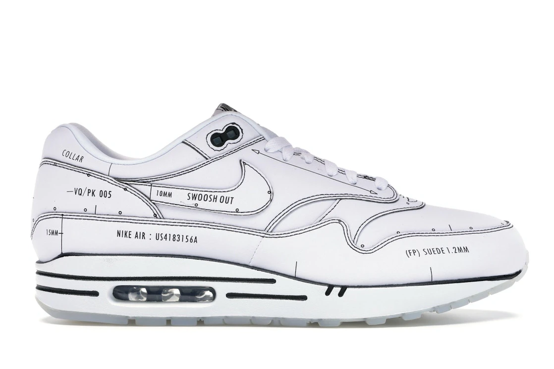 Vue 1 de Nike Air Max 1 Tinker Schematic