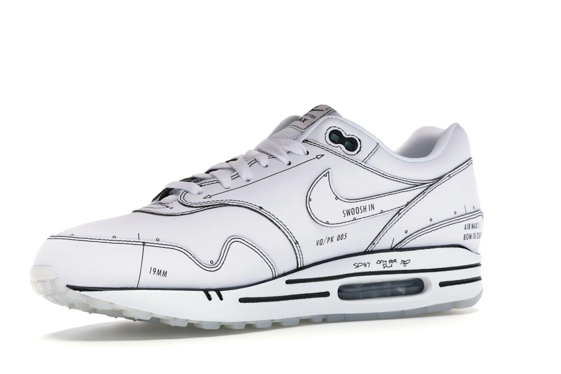 Vue 16 de Nike Air Max 1 Tinker Schematic