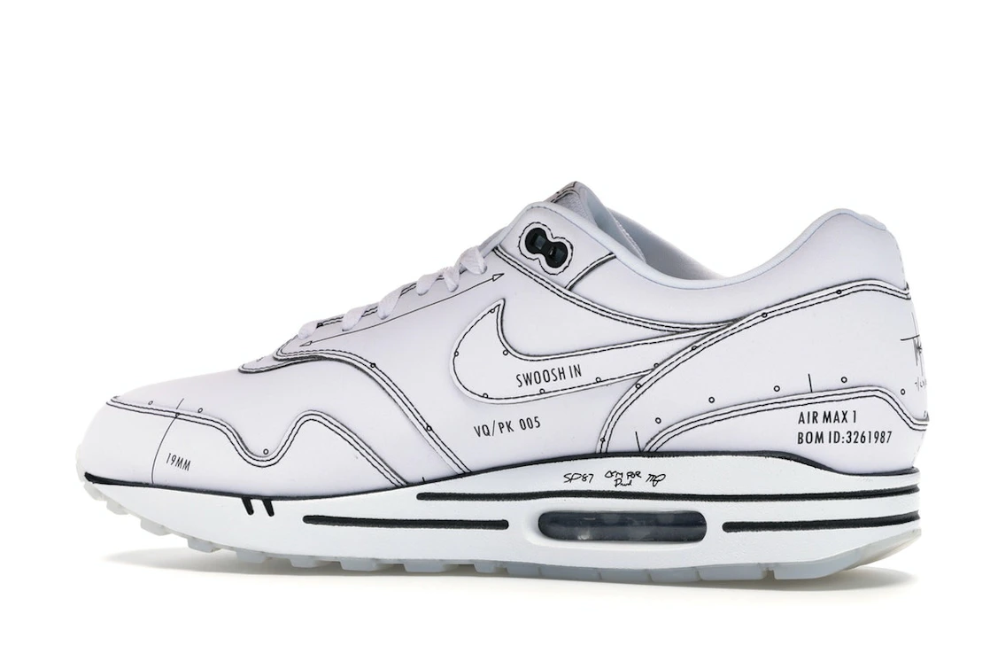 Vue 21 de Nike Air Max 1 Tinker Schematic