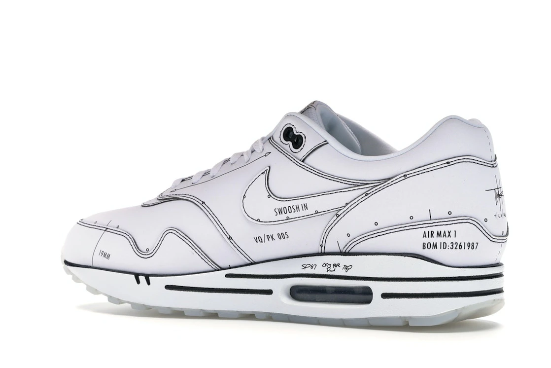 Vue 22 de Nike Air Max 1 Tinker Schematic