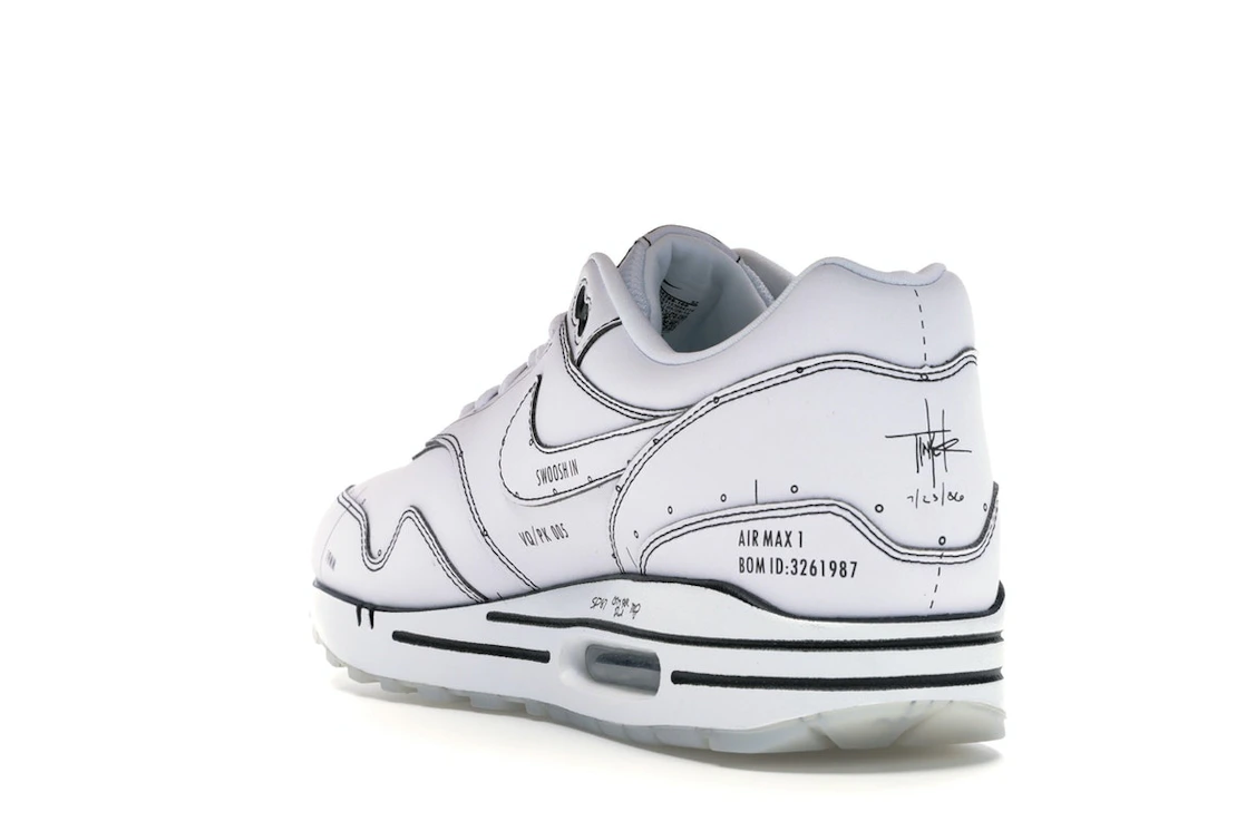Vue 25 de Nike Air Max 1 Tinker Schematic