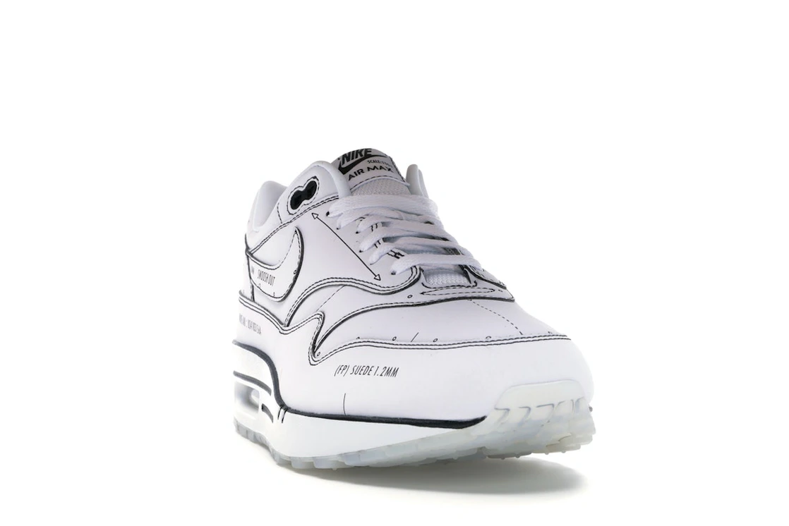 Vue 8 de Nike Air Max 1 Tinker Schematic