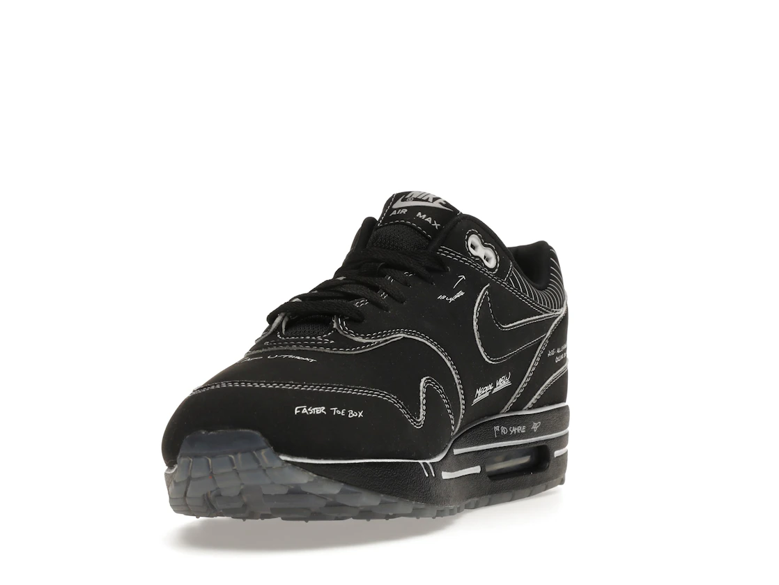 Vue 13 de Nike Air Max 1 Tinker Sketch to Shelf Black