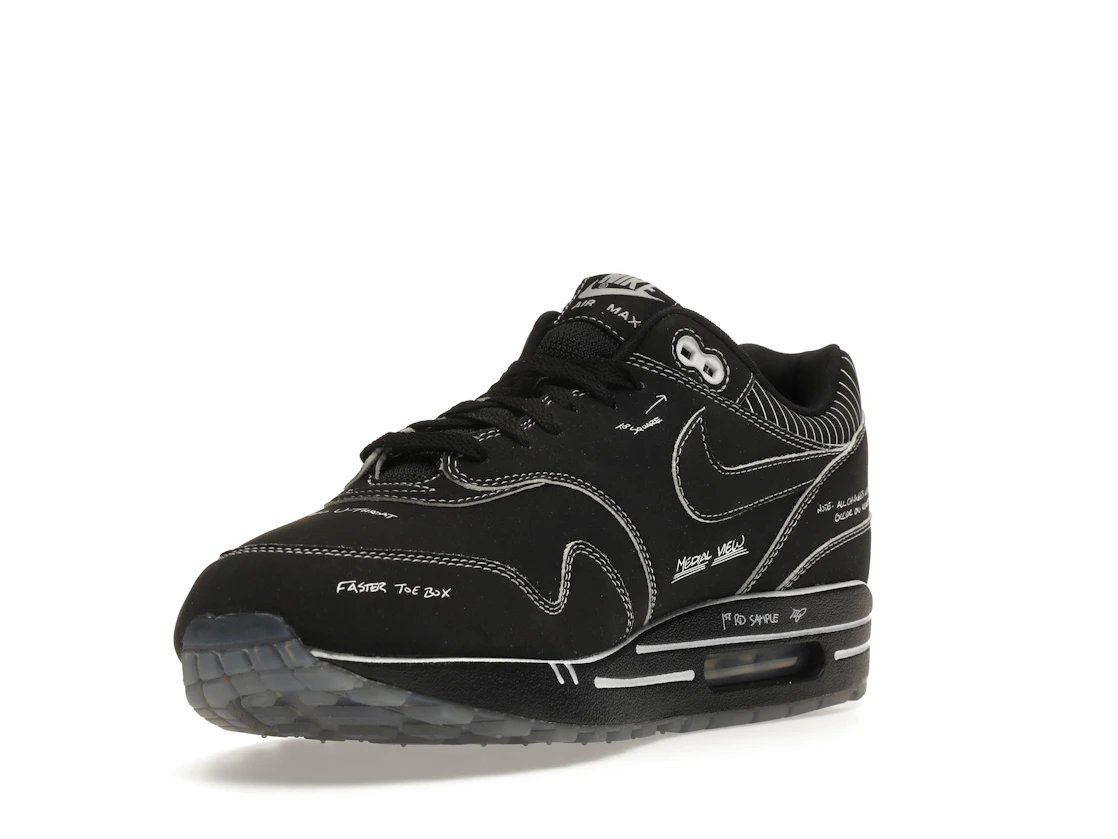 Vue 14 de Nike Air Max 1 Tinker Sketch to Shelf Black