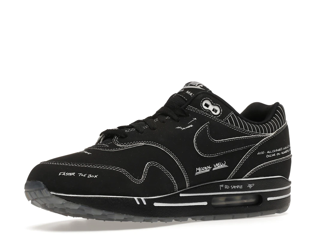 Vue 16 de Nike Air Max 1 Tinker Sketch to Shelf Black