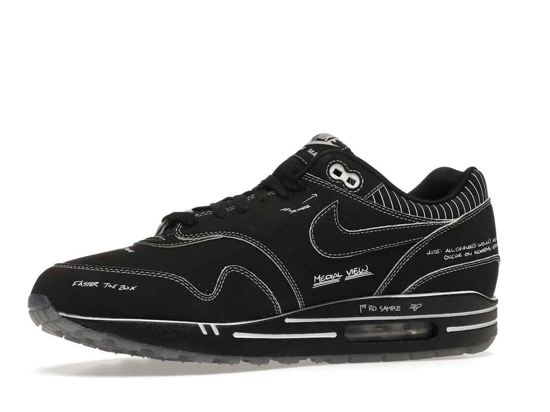 Vue 17 de Nike Air Max 1 Tinker Sketch to Shelf Black