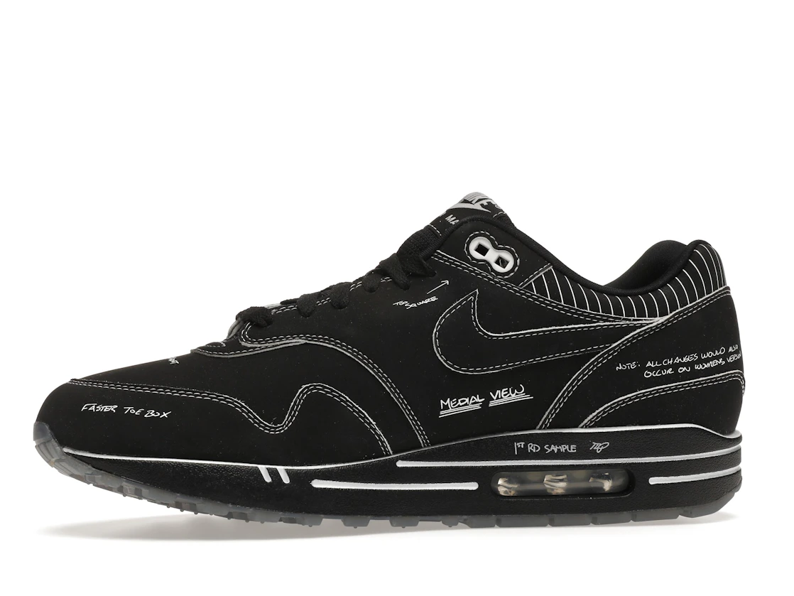 Vue 18 de Nike Air Max 1 Tinker Sketch to Shelf Black