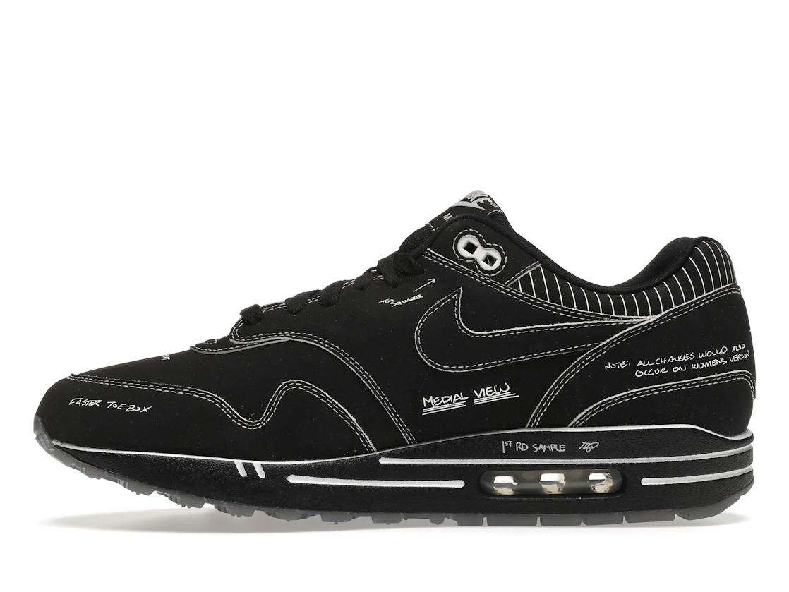 Vue 19 de Nike Air Max 1 Tinker Sketch to Shelf Black