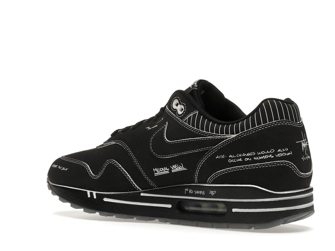 Vue 23 de Nike Air Max 1 Tinker Sketch to Shelf Black