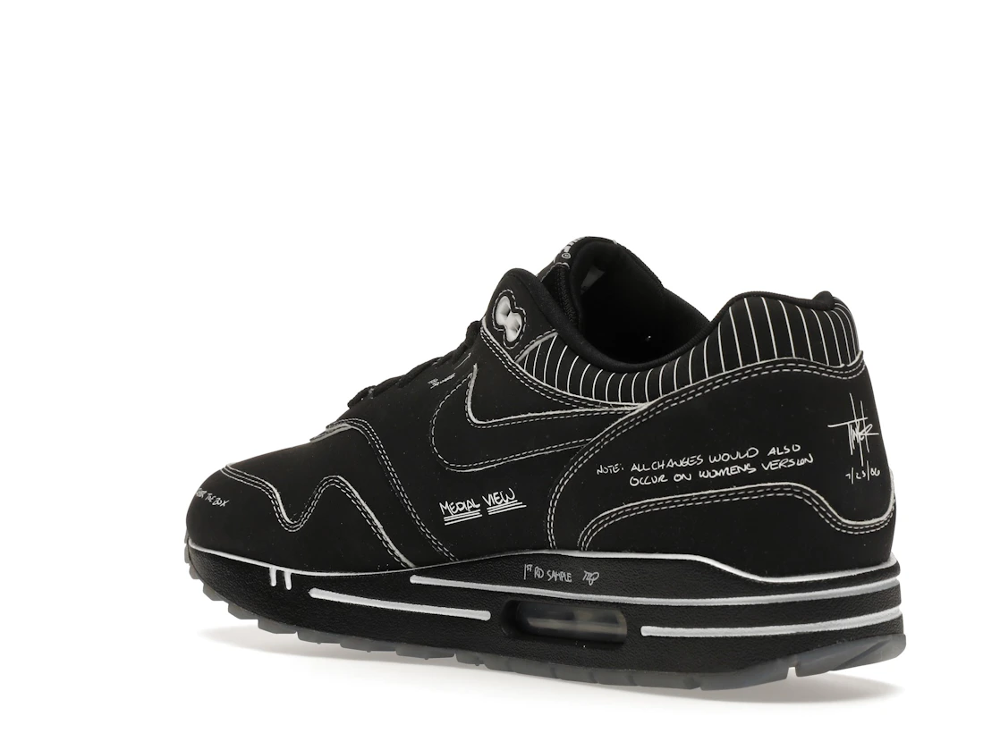 Vue 24 de Nike Air Max 1 Tinker Sketch to Shelf Black