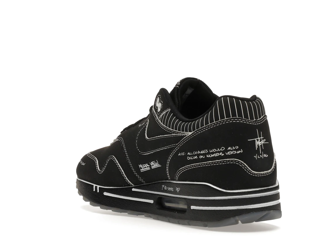 Vue 25 de Nike Air Max 1 Tinker Sketch to Shelf Black