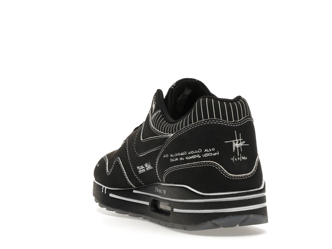 Vue 26 de Nike Air Max 1 Tinker Sketch to Shelf Black