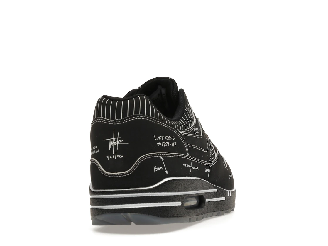 Vue 30 de Nike Air Max 1 Tinker Sketch to Shelf Black