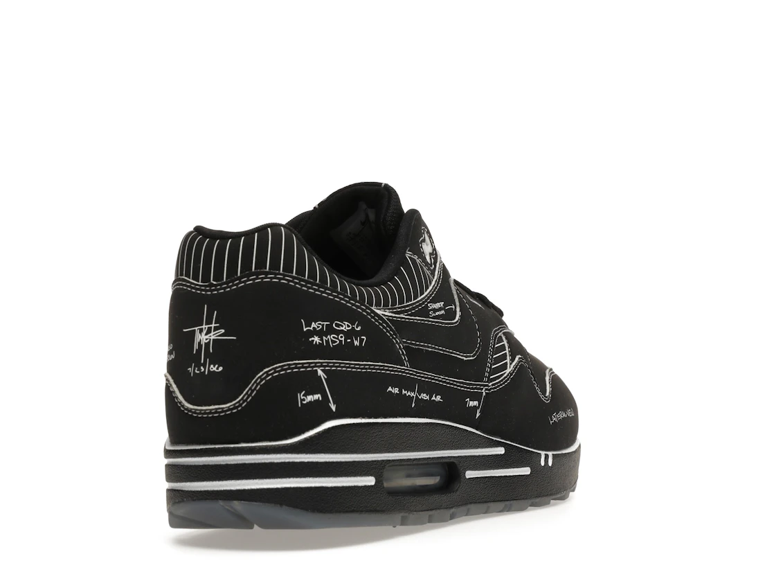 Vue 31 de Nike Air Max 1 Tinker Sketch to Shelf Black