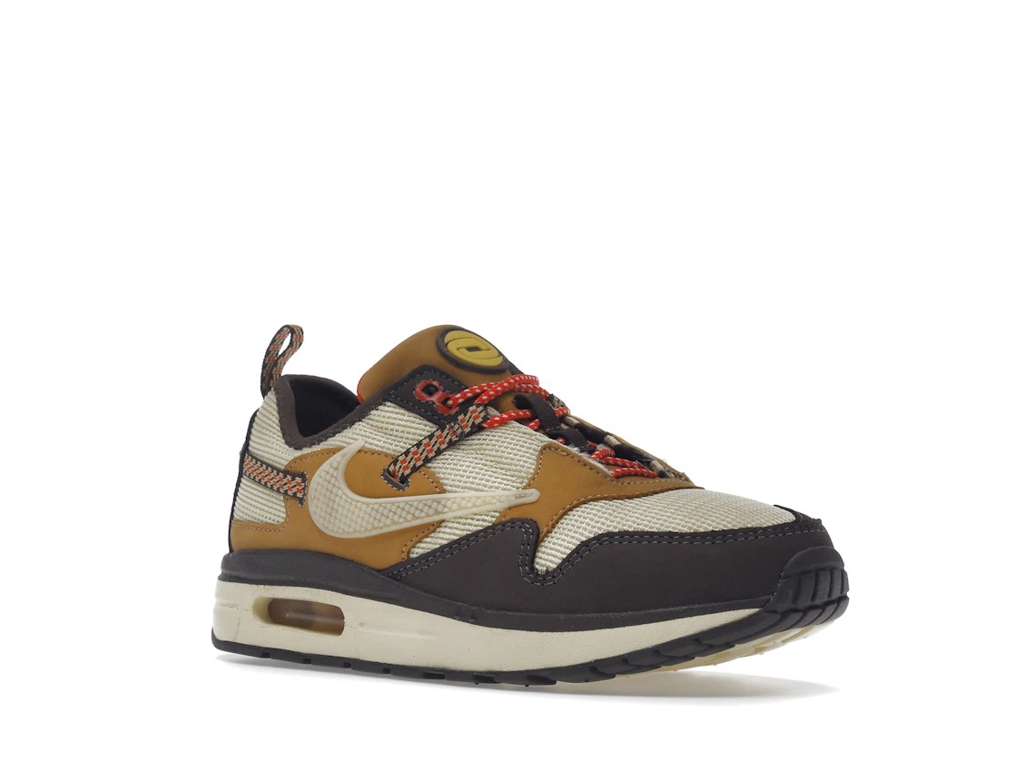 Vue 5 de Nike Air Max 1 Travis Scott Cactus Jack Baroque Brown (PS)