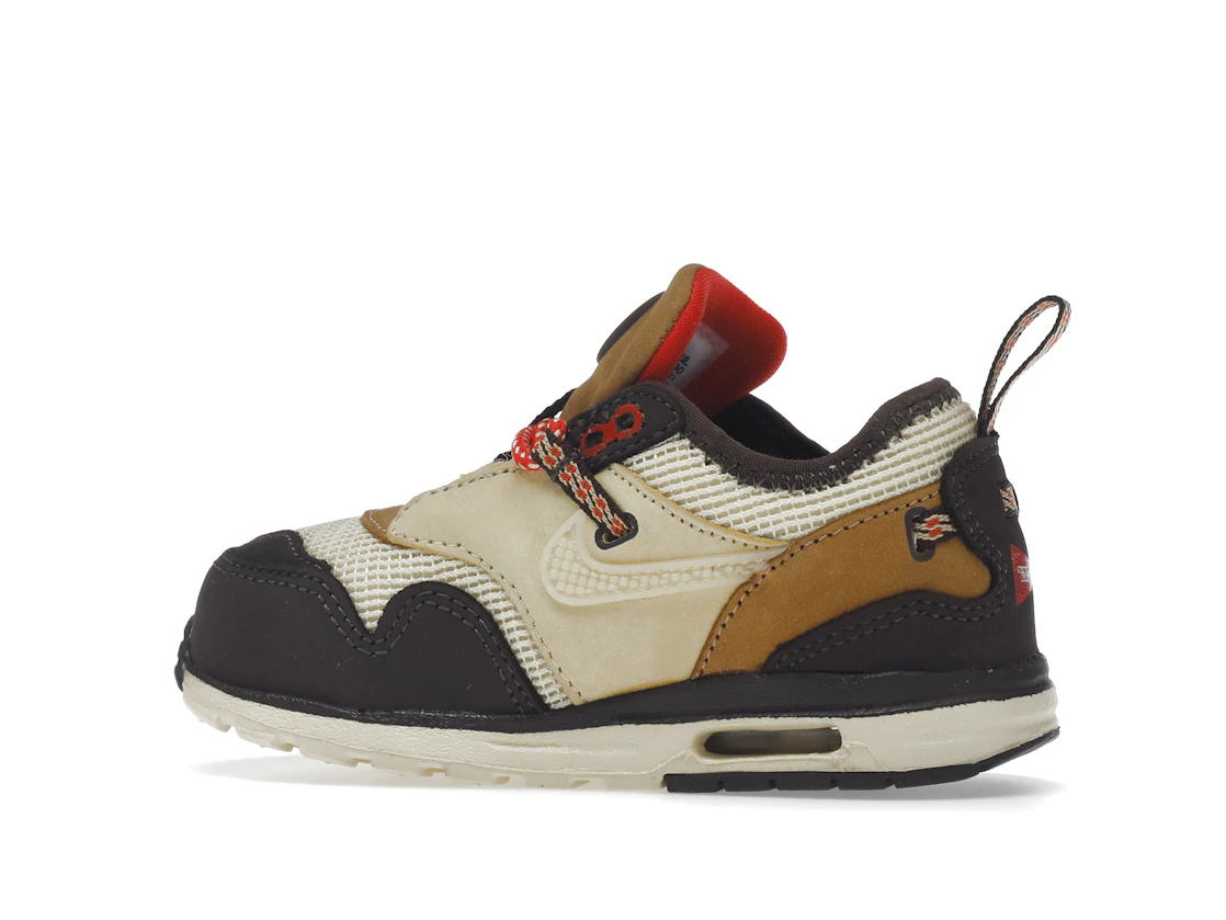 Vue 21 de Nike Air Max 1 Travis Scott Cactus Jack Baroque Brown (TD)