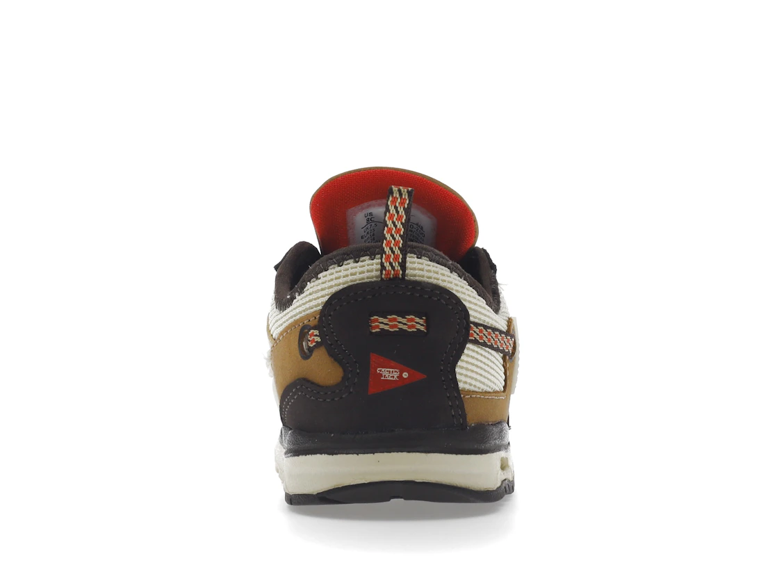 Vue 28 de Nike Air Max 1 Travis Scott Cactus Jack Baroque Brown (TD)