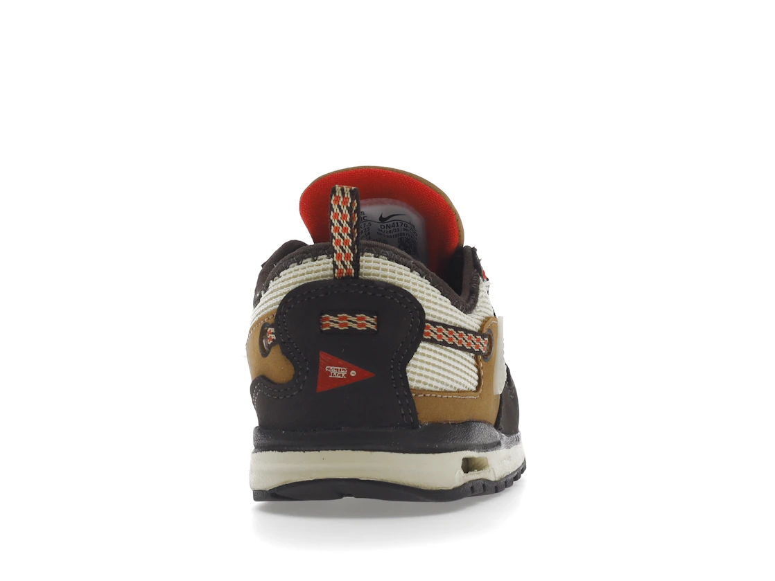 Vue 29 de Nike Air Max 1 Travis Scott Cactus Jack Baroque Brown (TD)