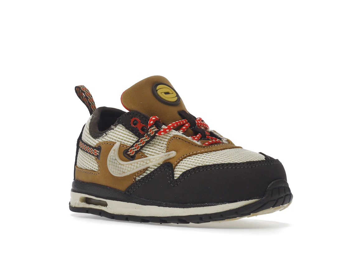 Vue 5 de Nike Air Max 1 Travis Scott Cactus Jack Baroque Brown (TD)