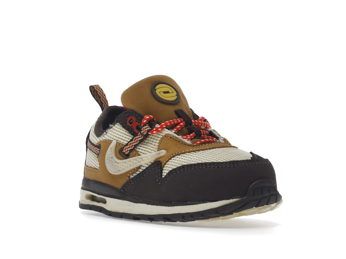 Vue 6 de Nike Air Max 1 Travis Scott Cactus Jack Baroque Brown (TD)