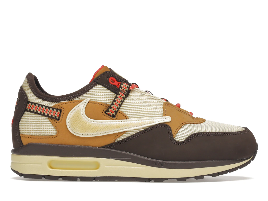 Vue 1 de Nike Air Max 1 Travis Scott Cactus Jack Baroque Brown