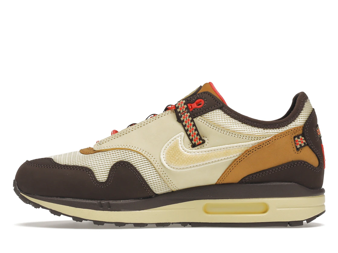 Vue 19 de Nike Air Max 1 Travis Scott Cactus Jack Baroque Brown