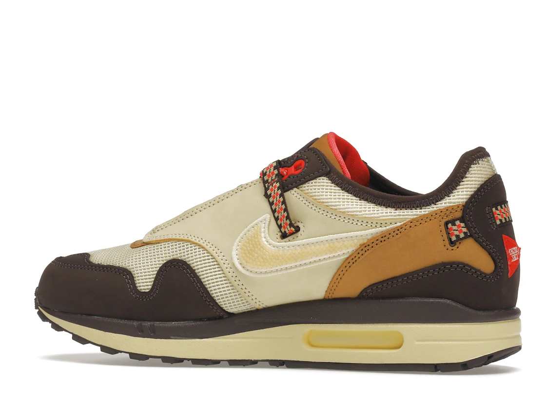 Vue 21 de Nike Air Max 1 Travis Scott Cactus Jack Baroque Brown