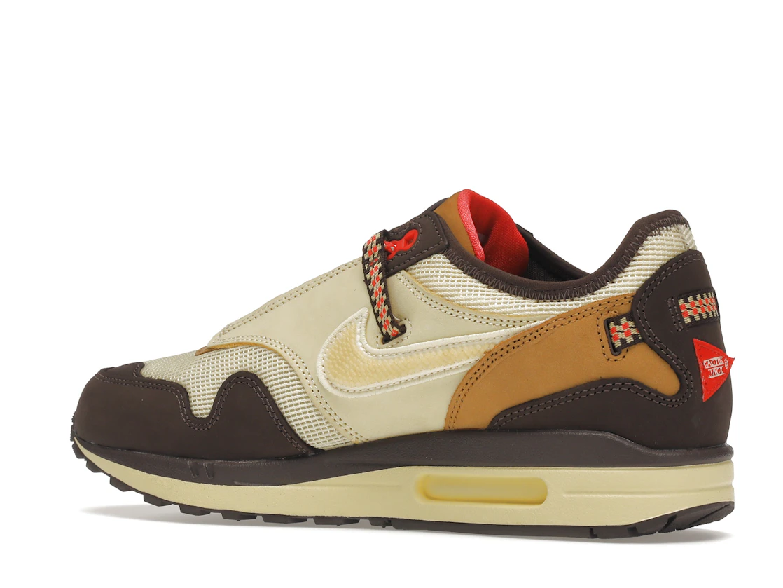 Vue 22 de Nike Air Max 1 Travis Scott Cactus Jack Baroque Brown
