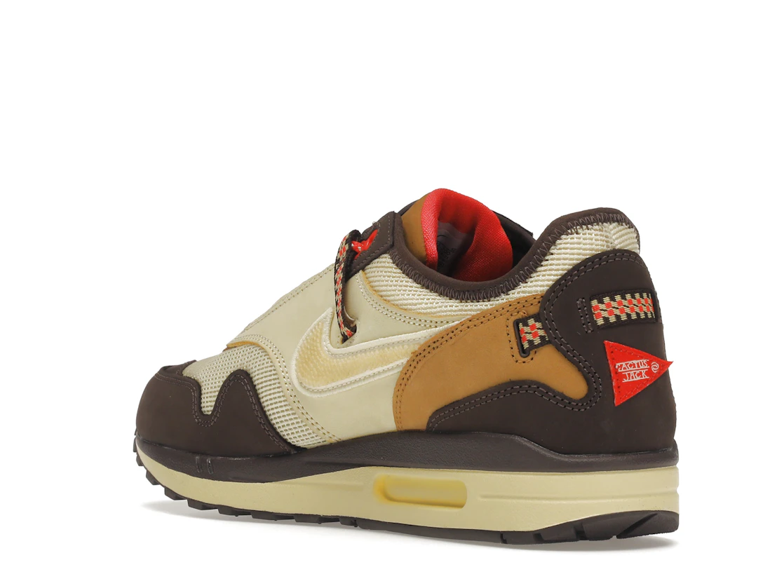 Vue 24 de Nike Air Max 1 Travis Scott Cactus Jack Baroque Brown
