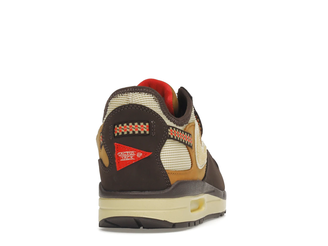 Vue 29 de Nike Air Max 1 Travis Scott Cactus Jack Baroque Brown