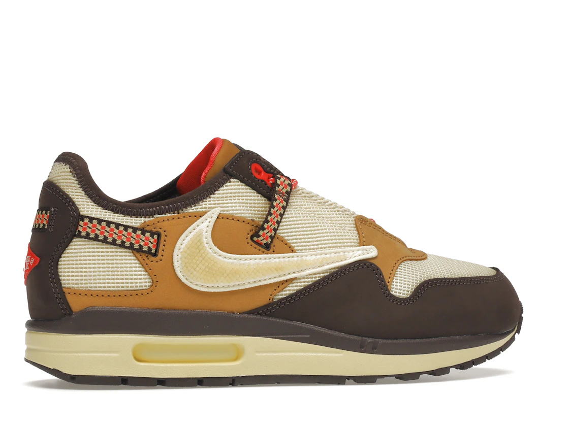 Vue 35 de Nike Air Max 1 Travis Scott Cactus Jack Baroque Brown