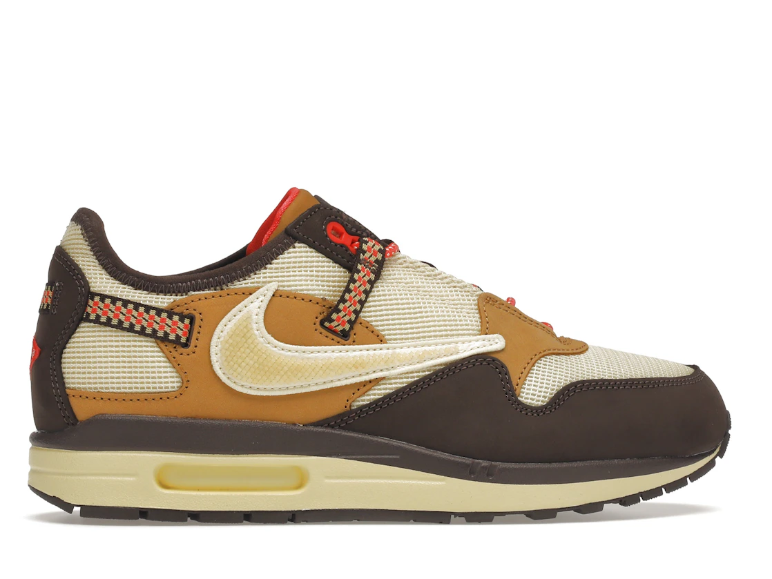 Vue 36 de Nike Air Max 1 Travis Scott Cactus Jack Baroque Brown