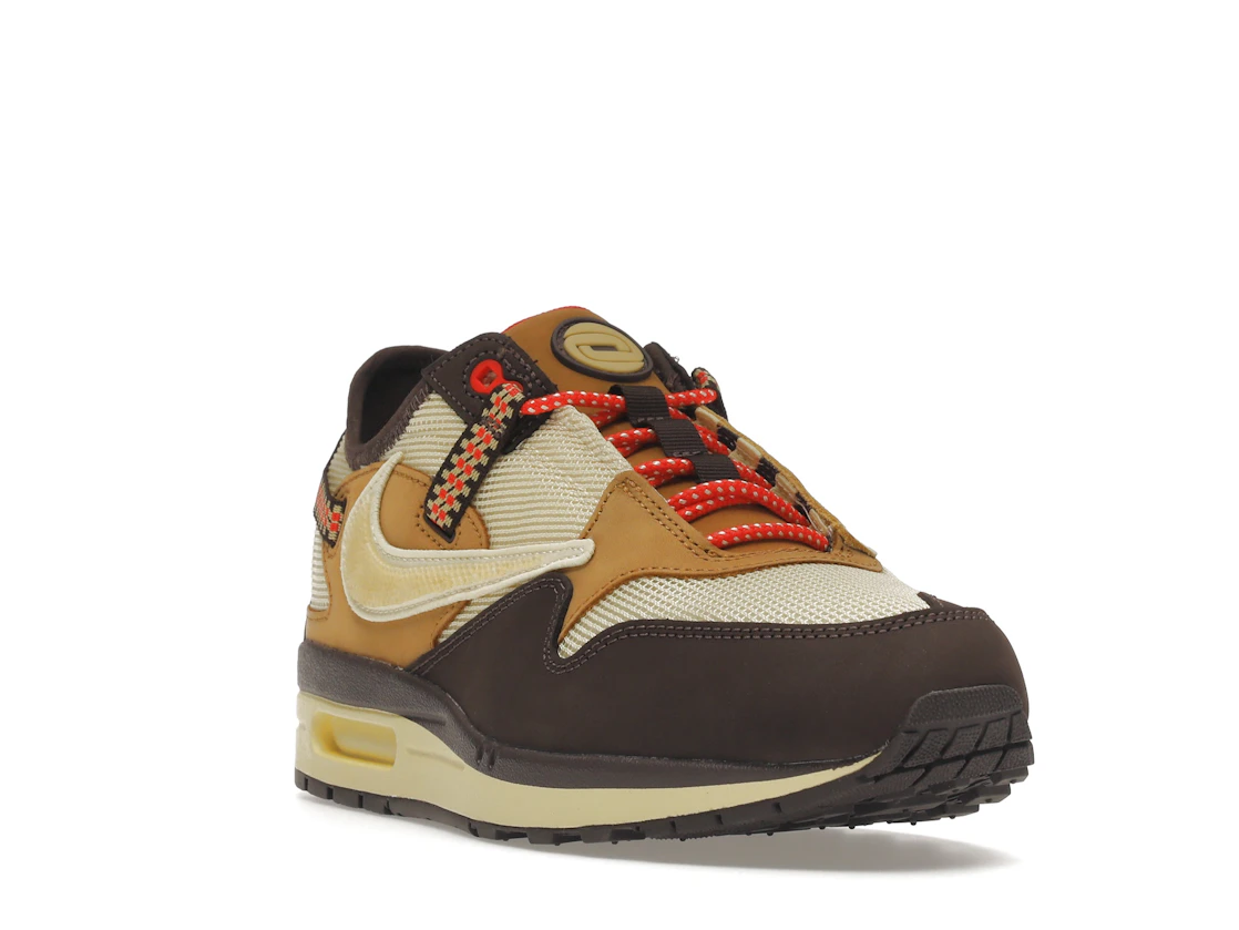 Vue 7 de Nike Air Max 1 Travis Scott Cactus Jack Baroque Brown