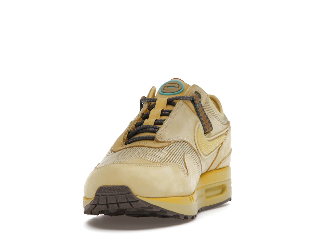 Vue 12 de Nike Air Max 1 Travis Scott Cactus Jack Saturn Gold
