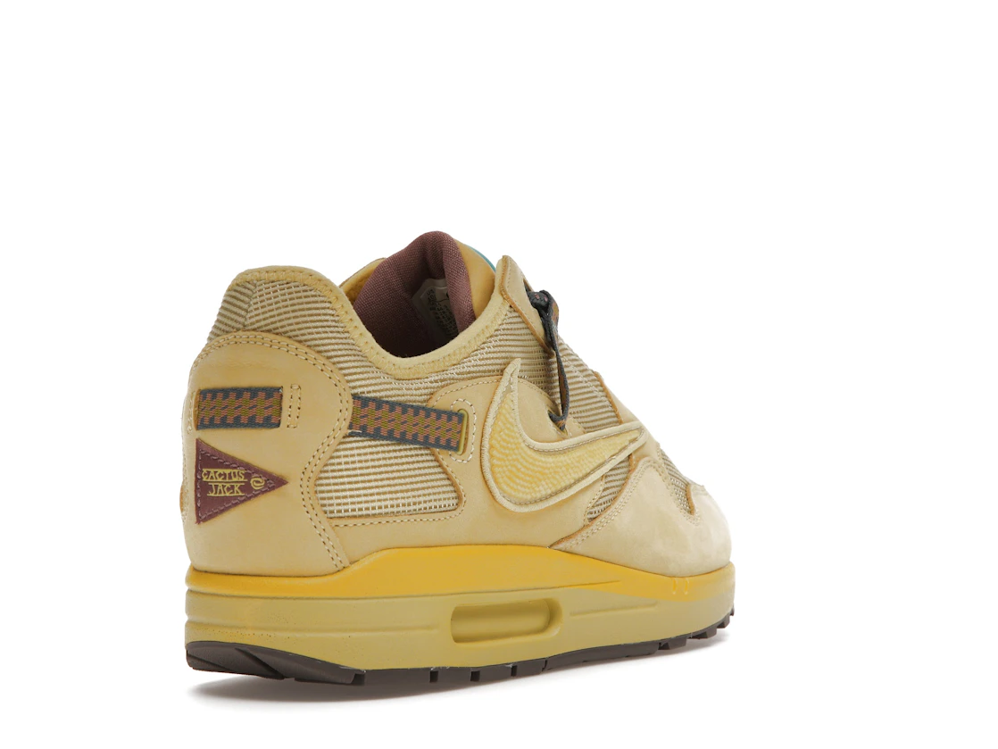 Vue 31 de Nike Air Max 1 Travis Scott Cactus Jack Saturn Gold