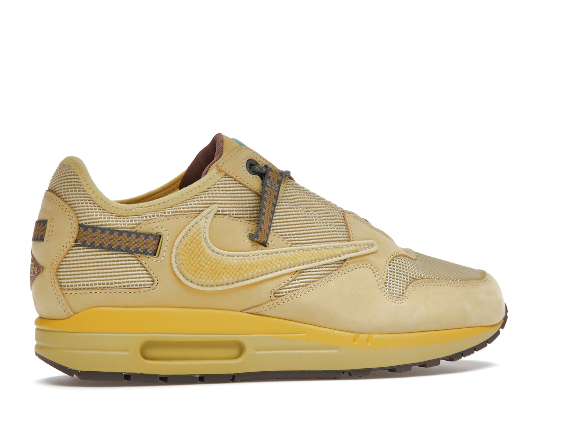 Vue 35 de Nike Air Max 1 Travis Scott Cactus Jack Saturn Gold