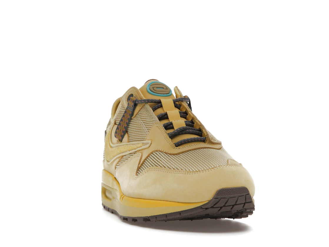 Vue 8 de Nike Air Max 1 Travis Scott Cactus Jack Saturn Gold