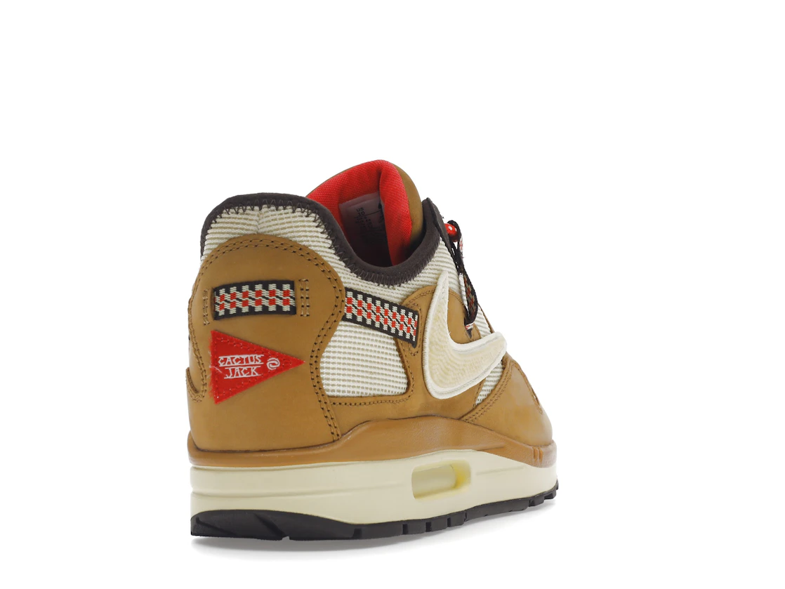 Vue 30 de Nike Air Max 1 Travis Scott Cactus Jack Wheat Lemon Drop
