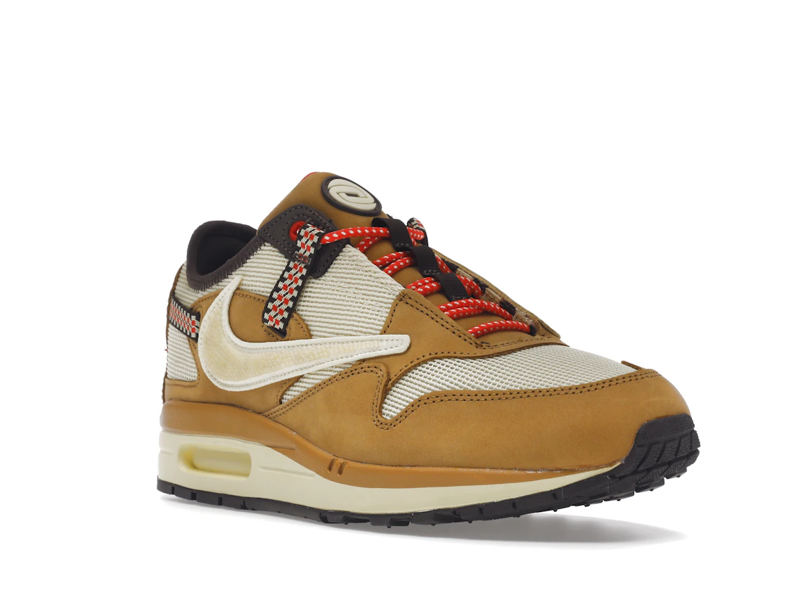 Vue 6 de Nike Air Max 1 Travis Scott Cactus Jack Wheat Lemon Drop