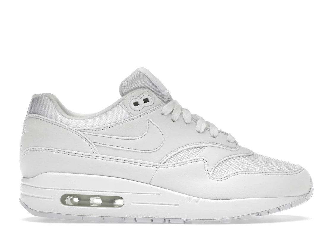Vue 1 de Nike Air Max 1 Triple White 
