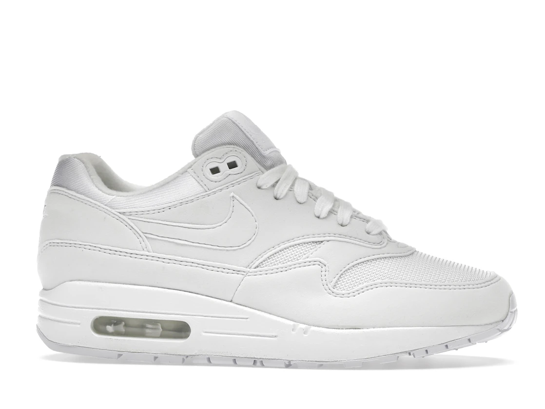 Vue 2 de Nike Air Max 1 Triple White 