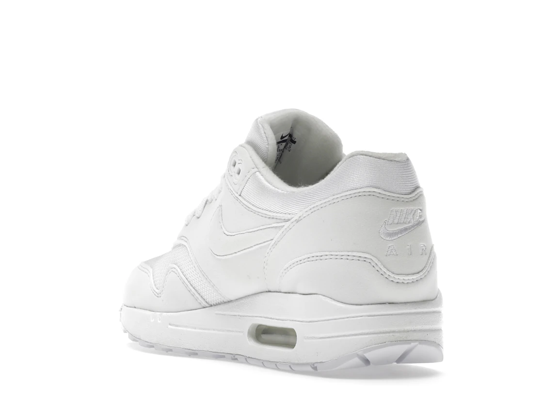 Vue 25 de Nike Air Max 1 Triple White 