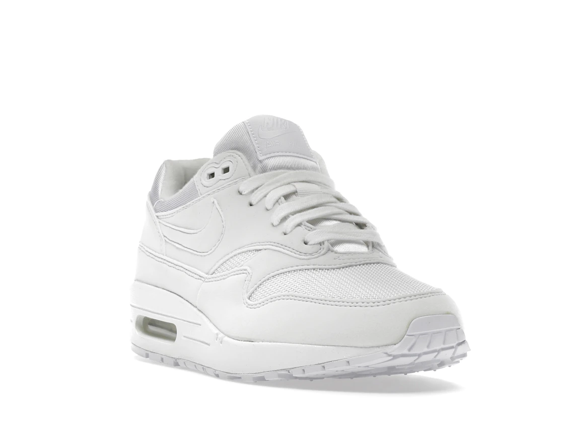 Vue 7 de Nike Air Max 1 Triple White 