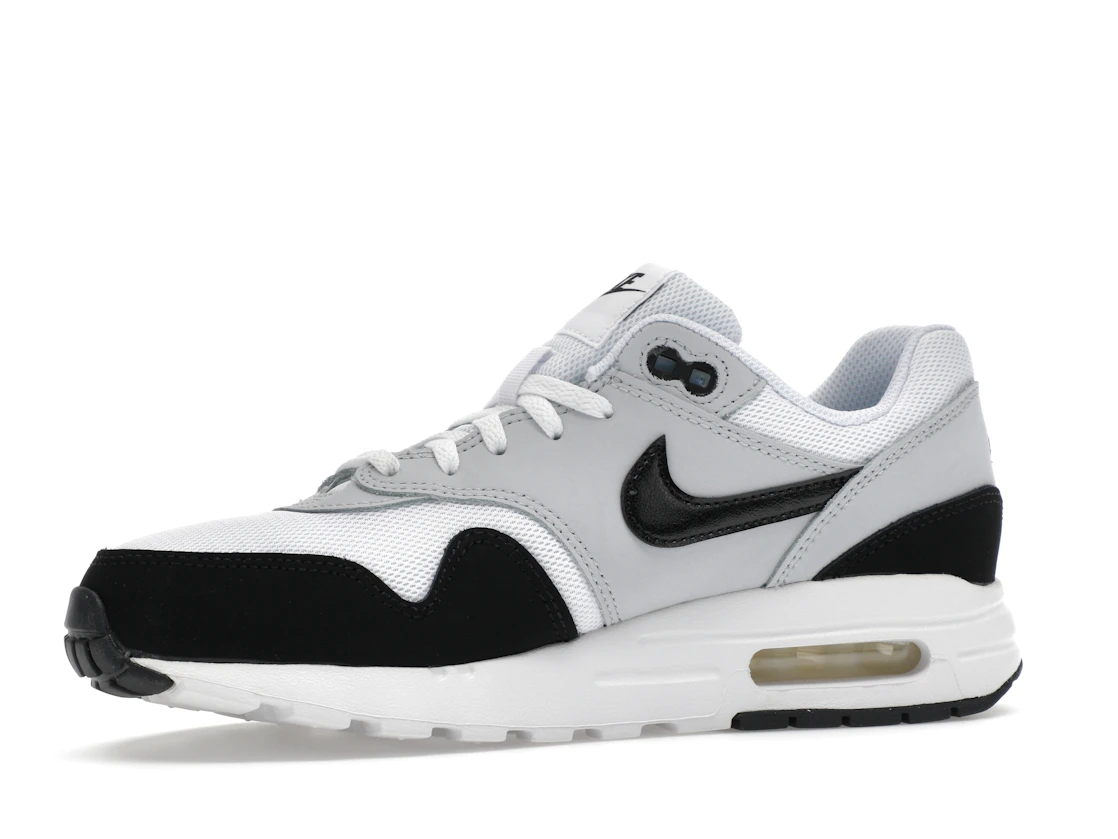 Vue 17 de Nike Air Max 1 White Black (GS)
