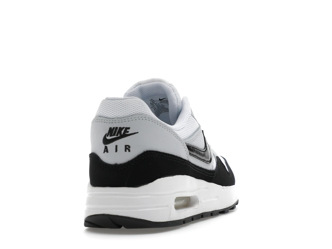 Vue 30 de Nike Air Max 1 White Black (GS)