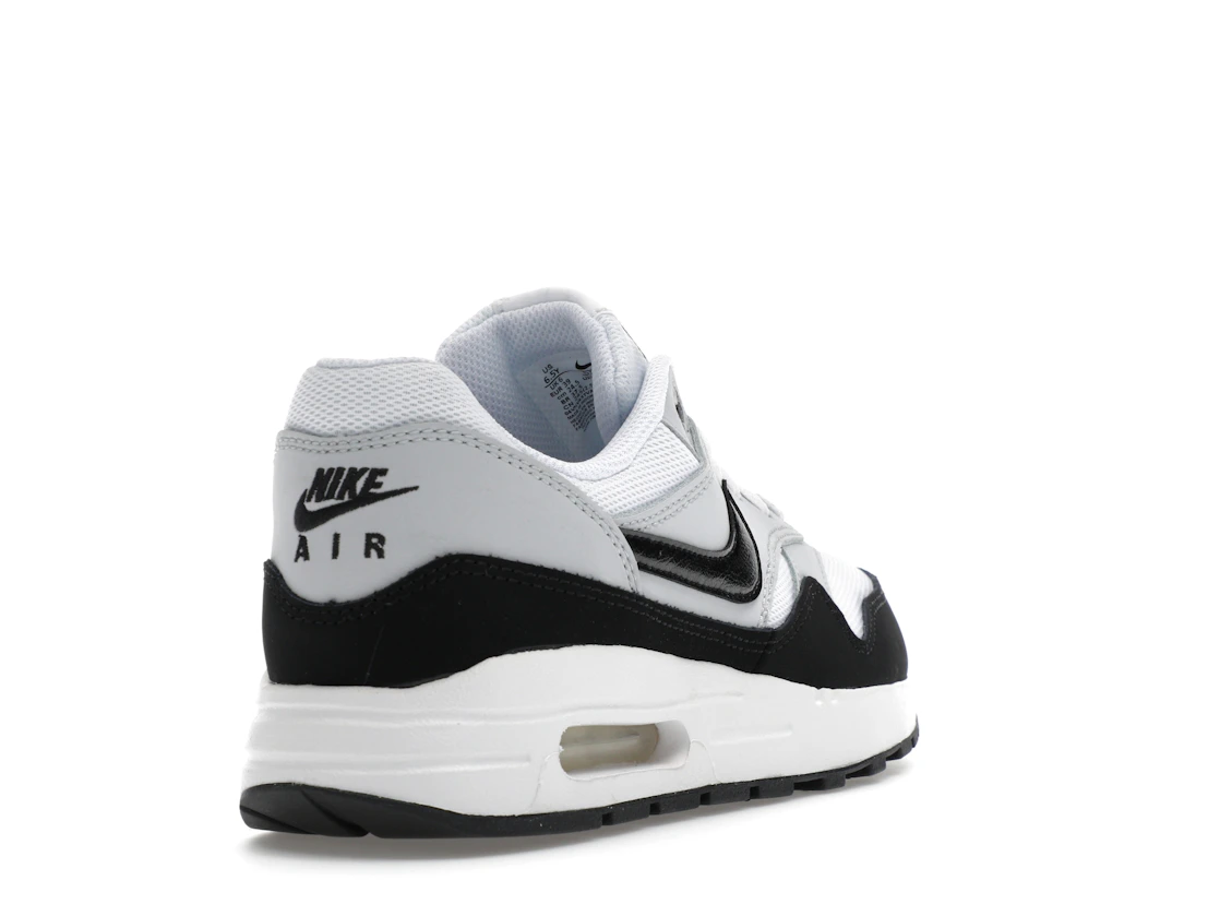 Vue 31 de Nike Air Max 1 White Black (GS)
